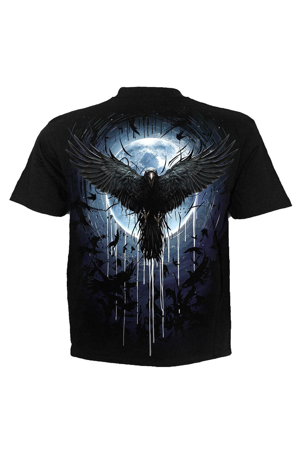 Crow Moon T-Shirt - graphic t-shirt - VampireFreaks - Spiral