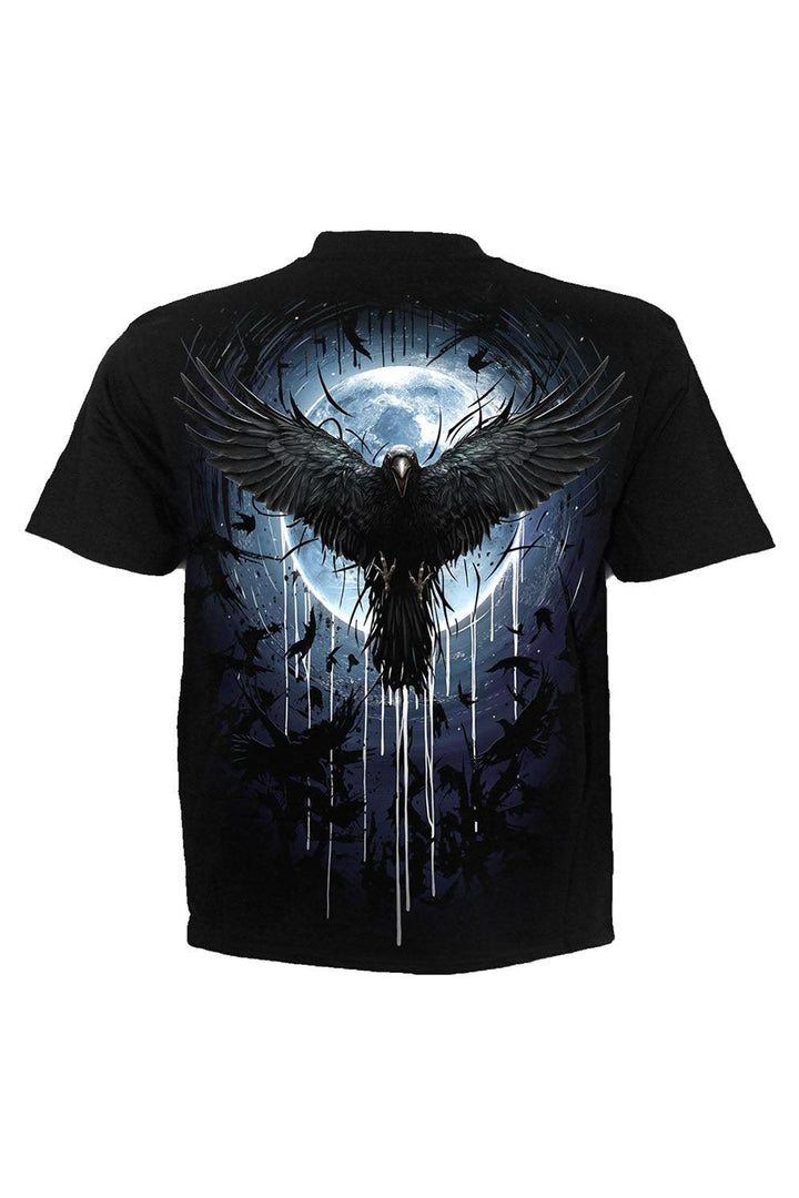 Crow Moon T-Shirt - graphic t-shirt - VampireFreaks - Spiral