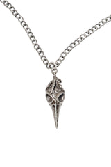 Nevermore Raven Skull Necklace