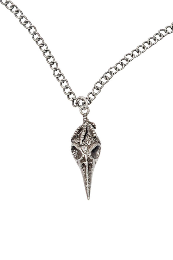 Nevermore Raven Skull Necklace