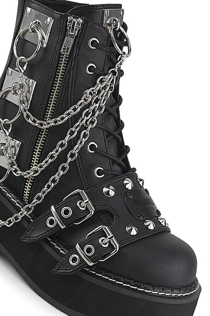 Crypt Keeper Chain Platforms [EMILY - 57] - womens shoes - VampireFreaks - Demonia