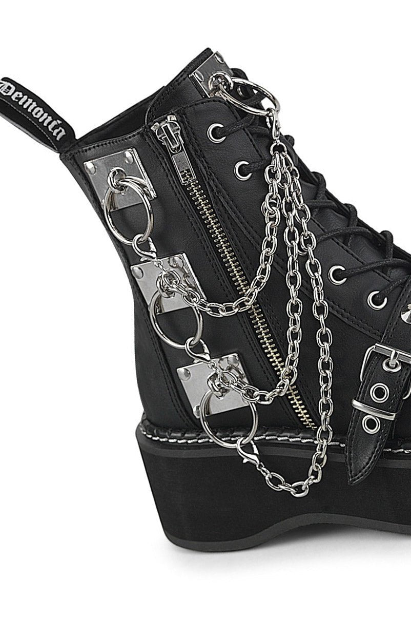 Crypt Keeper Chain Platforms [EMILY - 57] - womens shoes - VampireFreaks - Demonia