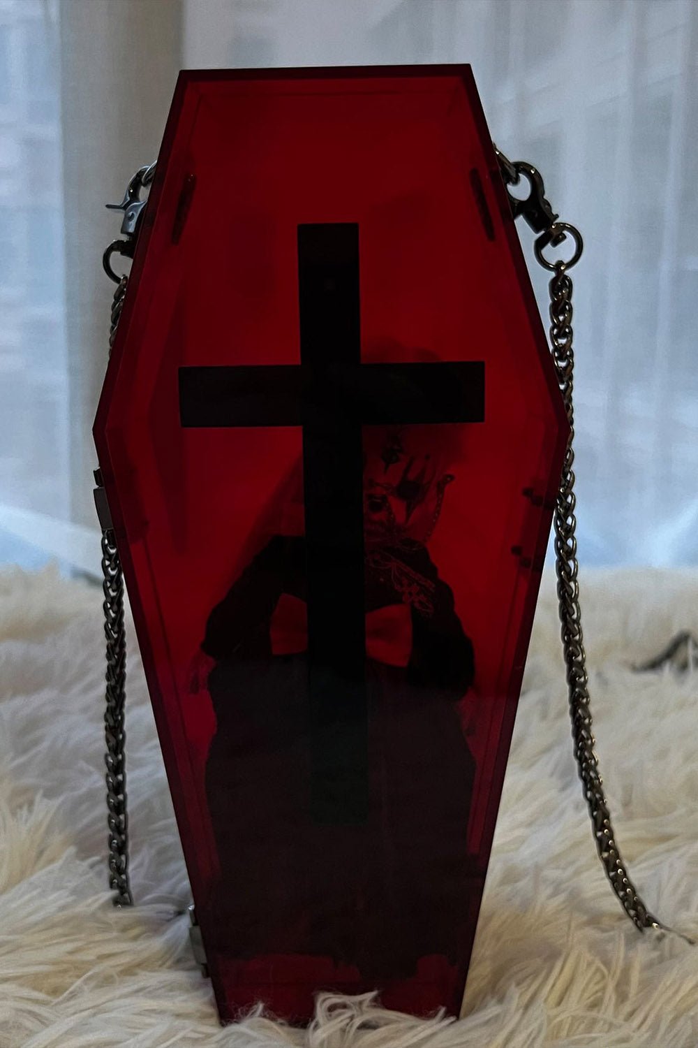 Crypt Keeper Coffin Bag [SCARLET] - bags & wallets - VampireFreaks - Bright Renka