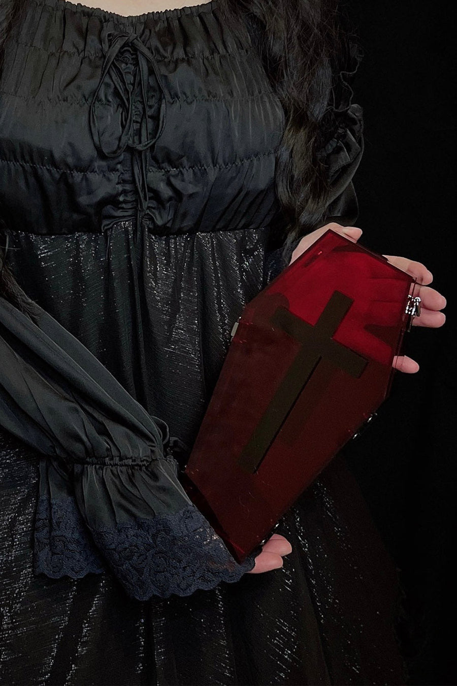 Crypt Keeper Coffin Bag [SCARLET] - bags & wallets - VampireFreaks - Bright Renka