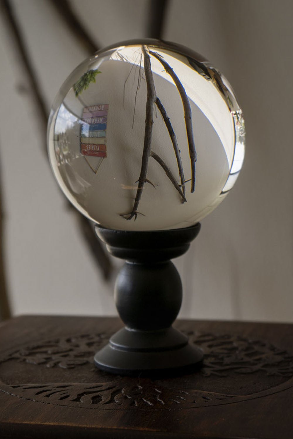 Crystal Ball on Stand - housewares - VampireFreaks - Pacific Giftware