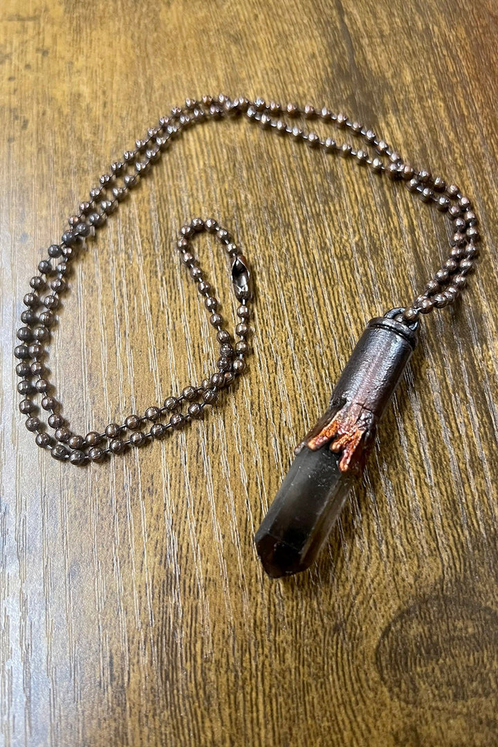 Crystal Bullet Casing Necklace - jewelry - VampireFreaks - MergingMetals