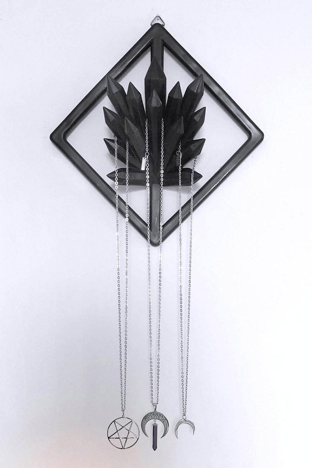 Crystal Wall Hanger [Black] - housewares - VampireFreaks - Killstar