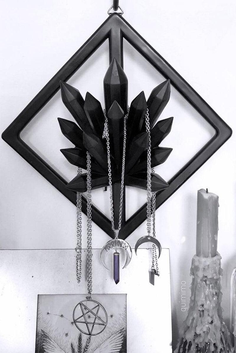 Crystal Wall Hanger [Black] - housewares - VampireFreaks - Killstar