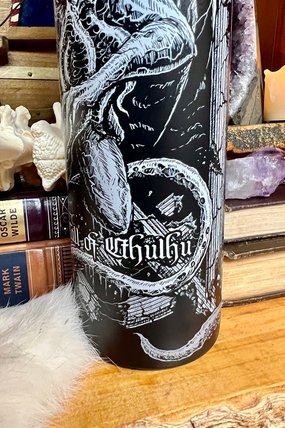 Cthulhu 24 Oz Water Bottle Tumbler - housewares - VampireFreaks - VampireFreaks