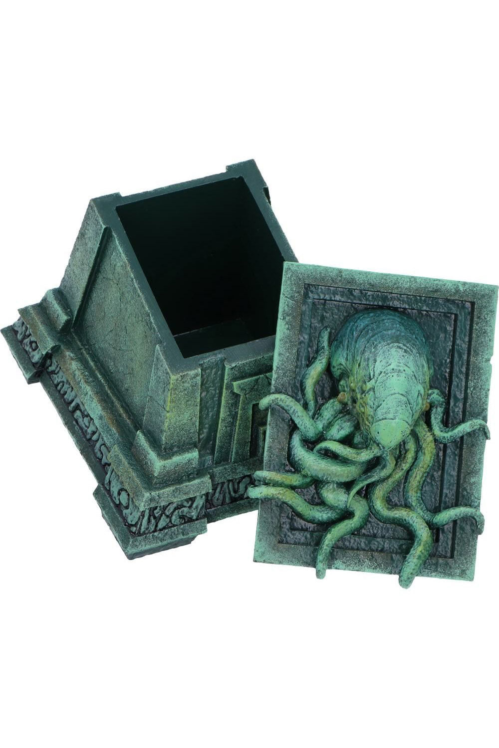 resin Cthulhu storage box by nemesis now 