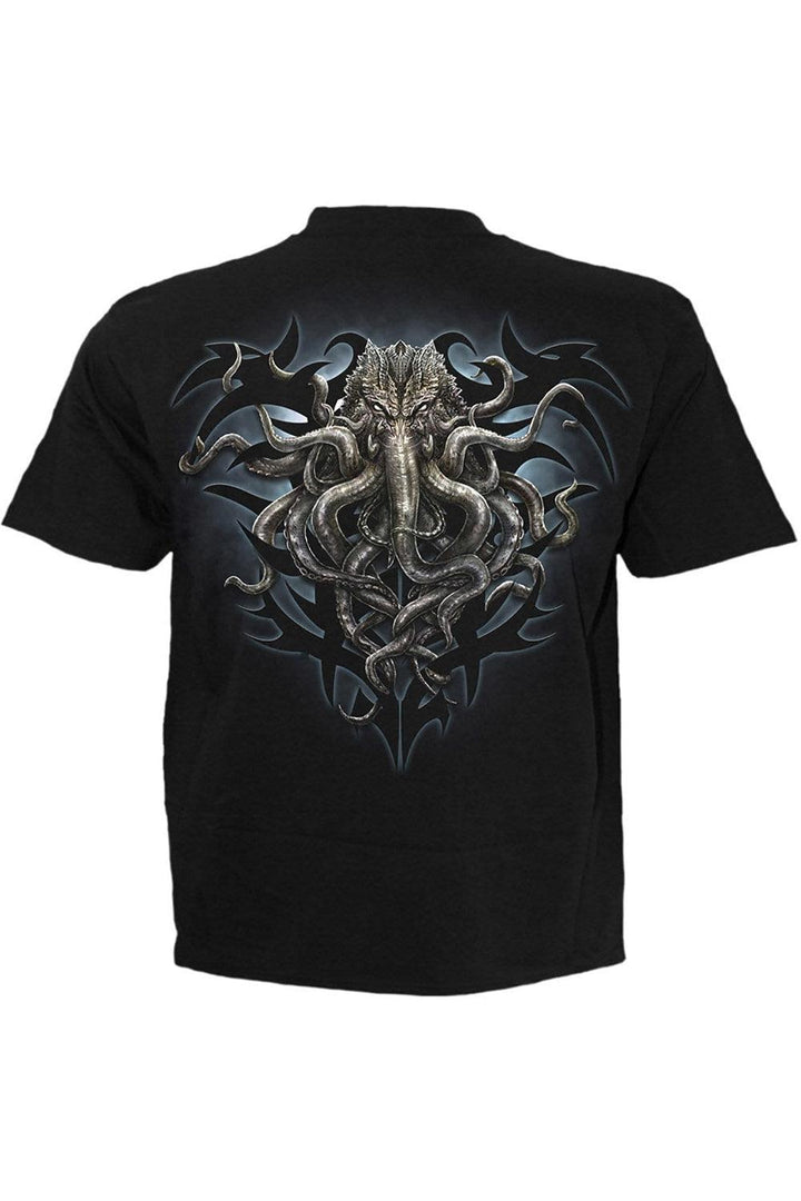 Cthulhu Mens T-Shirt - graphic t-shirt - VampireFreaks - Spiral