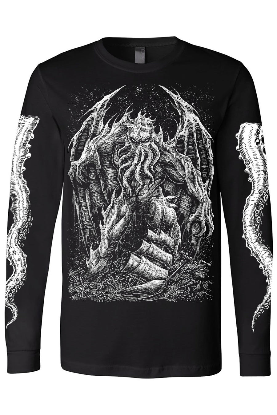 mens cthulhu long sleeve shirt