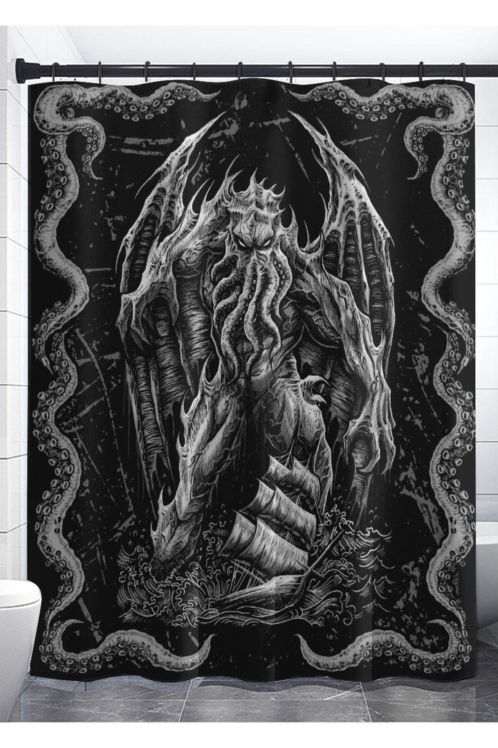 Cthulhu shower curtain