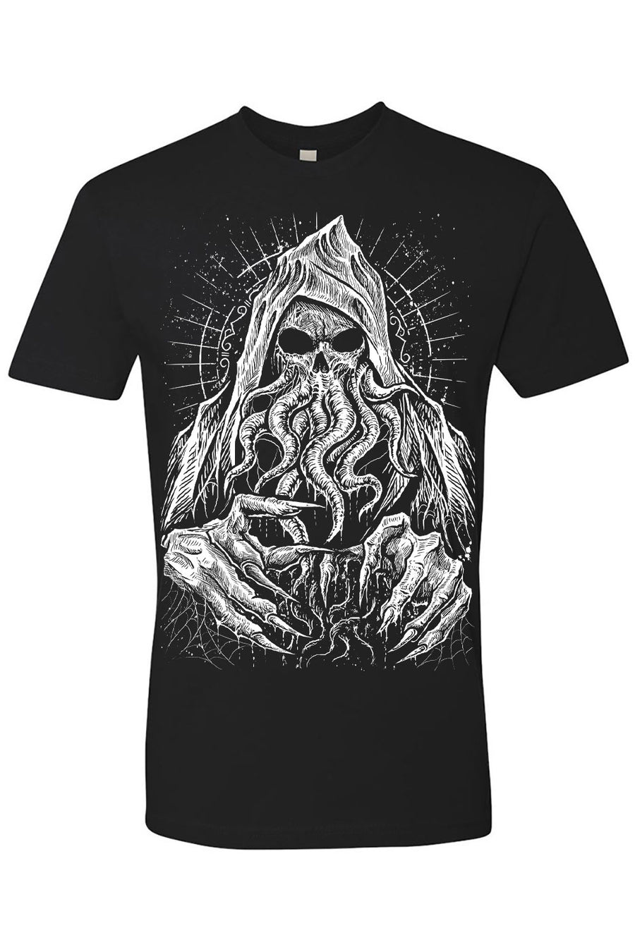 mens short sleeve gothic horror shirt