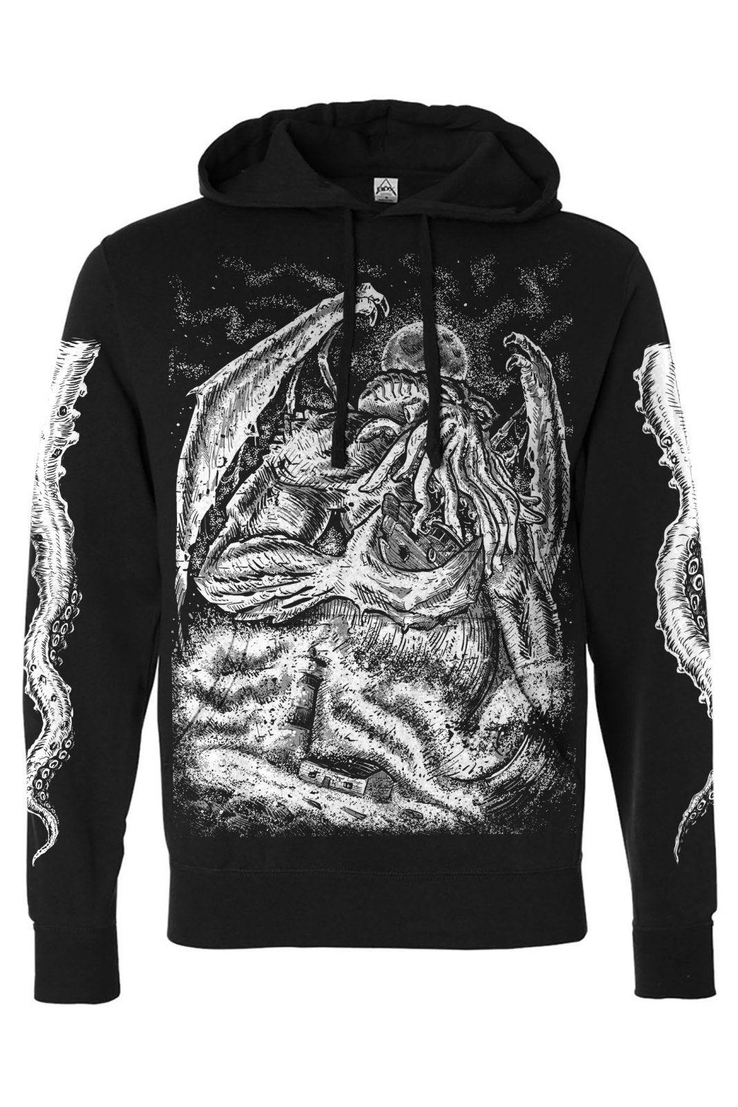 Cthulhu's Wrath Hoodie [Zipper or Pullover] - mens outerwear - VampireFreaks - VampireFreaks