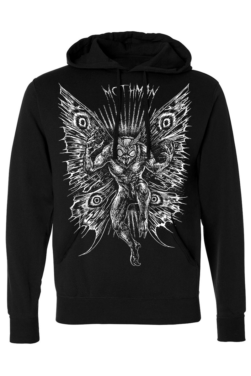 Cult of the Mothman Hoodie [Zipper or Pullover] - mens outerwear - VampireFreaks - VampireFreaks