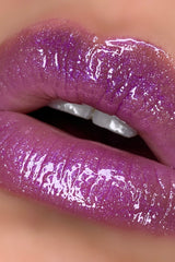 light purple pink glittery lipgloss