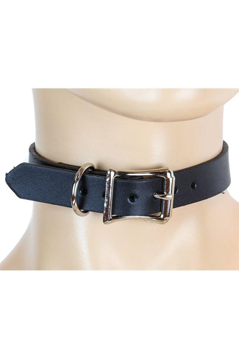 Cut Throat O - Ring Collar [Multiple Colors Available] - chokers - VampireFreaks - Funk Plus