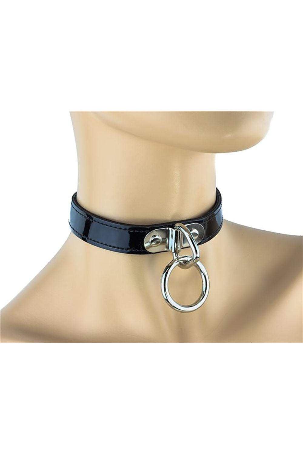 Cut Throat O - Ring Collar [Multiple Colors Available] - chokers - VampireFreaks - Funk Plus