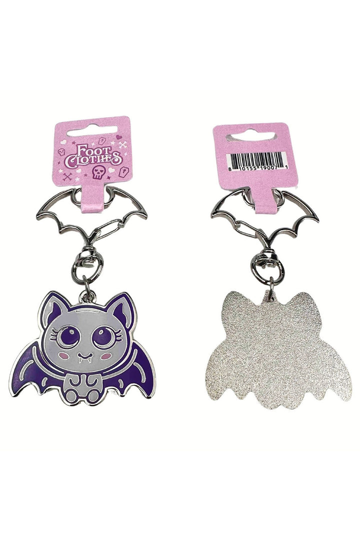 bat keychain with metal bat keyring 