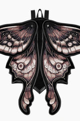 Occult moth bag with moveable wings