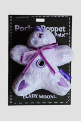 creepy cute embroidered monster keychain