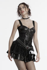 goth stuffed animal keychain