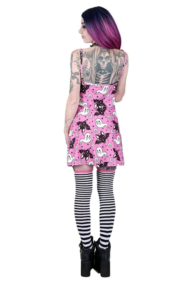 Cute Ghost and Bat Skater Dress - dresses - VampireFreaks - Too Fast