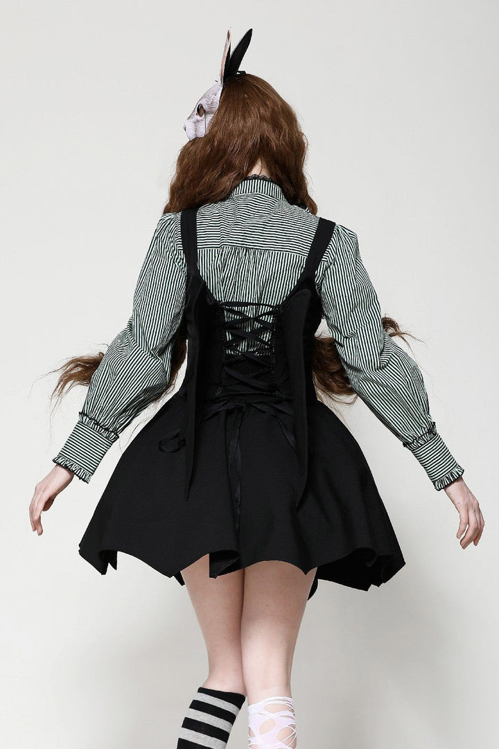 gothic lolita corset vest