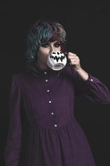 White Pumpkin Haunted Hallows Mug [WHITE]