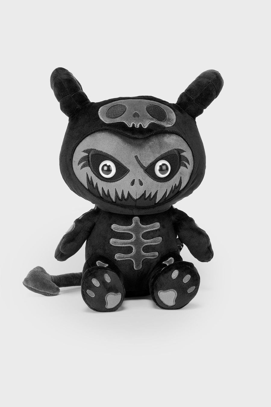 skull skeleton plushie toy by killstar