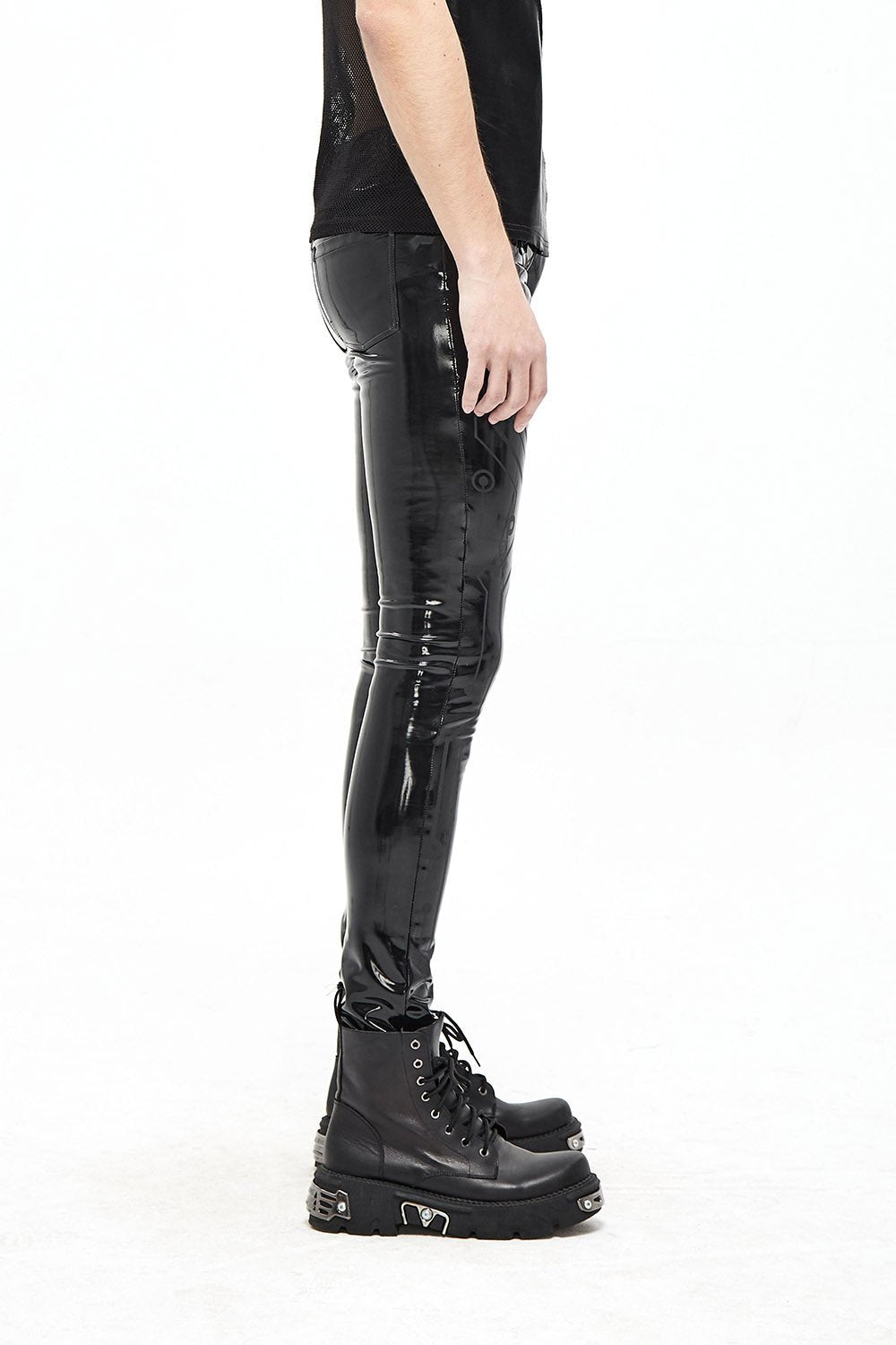 Cyber Corpse Vinyl Pants - mens pants - VampireFreaks - Devil Fashion