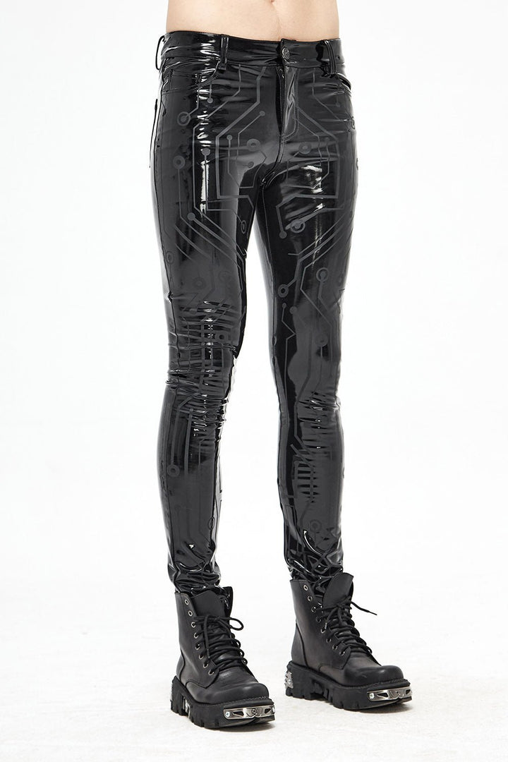 Cyber Corpse Vinyl Pants - mens pants - VampireFreaks - Devil Fashion