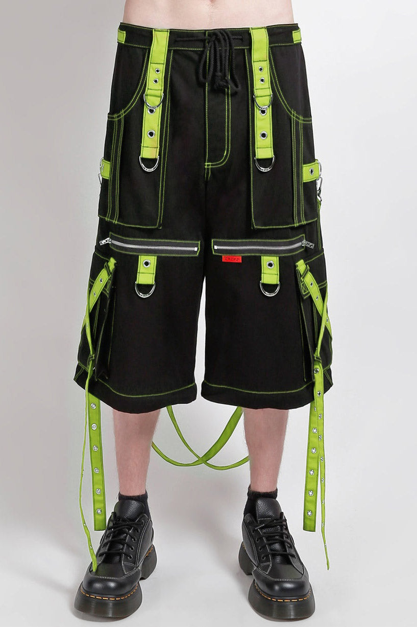 baggy cybergoth shorts for men