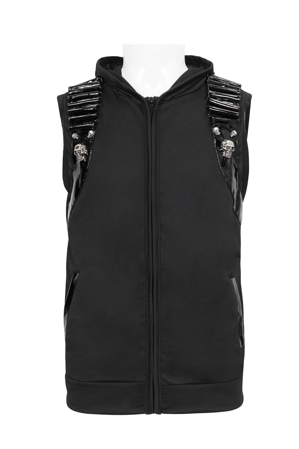 Cyberpunk Corpse Battle Vest - mens tops - VampireFreaks - Devil Fashion