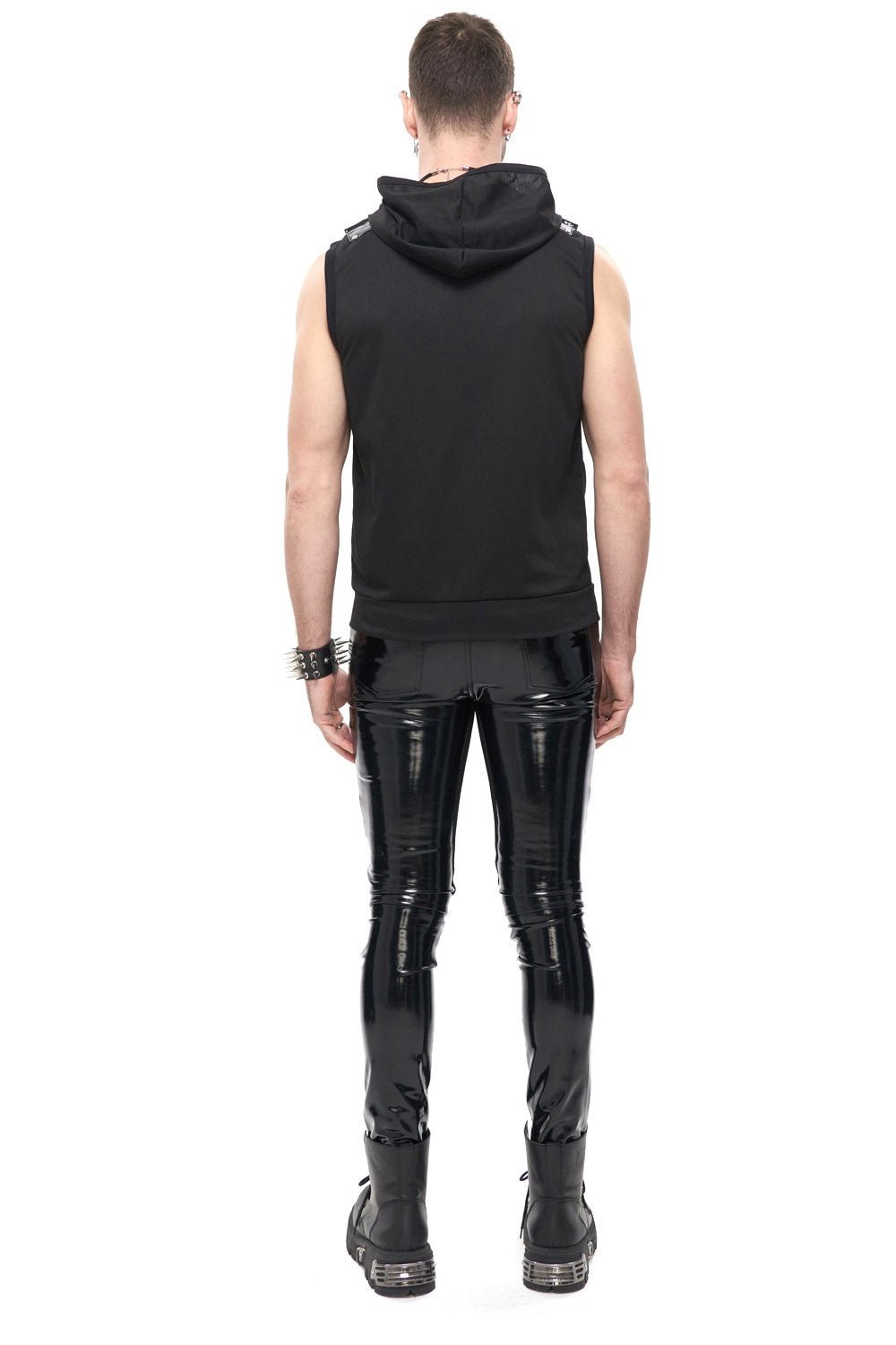 Cyberpunk Corpse Battle Vest - mens tops - VampireFreaks - Devil Fashion