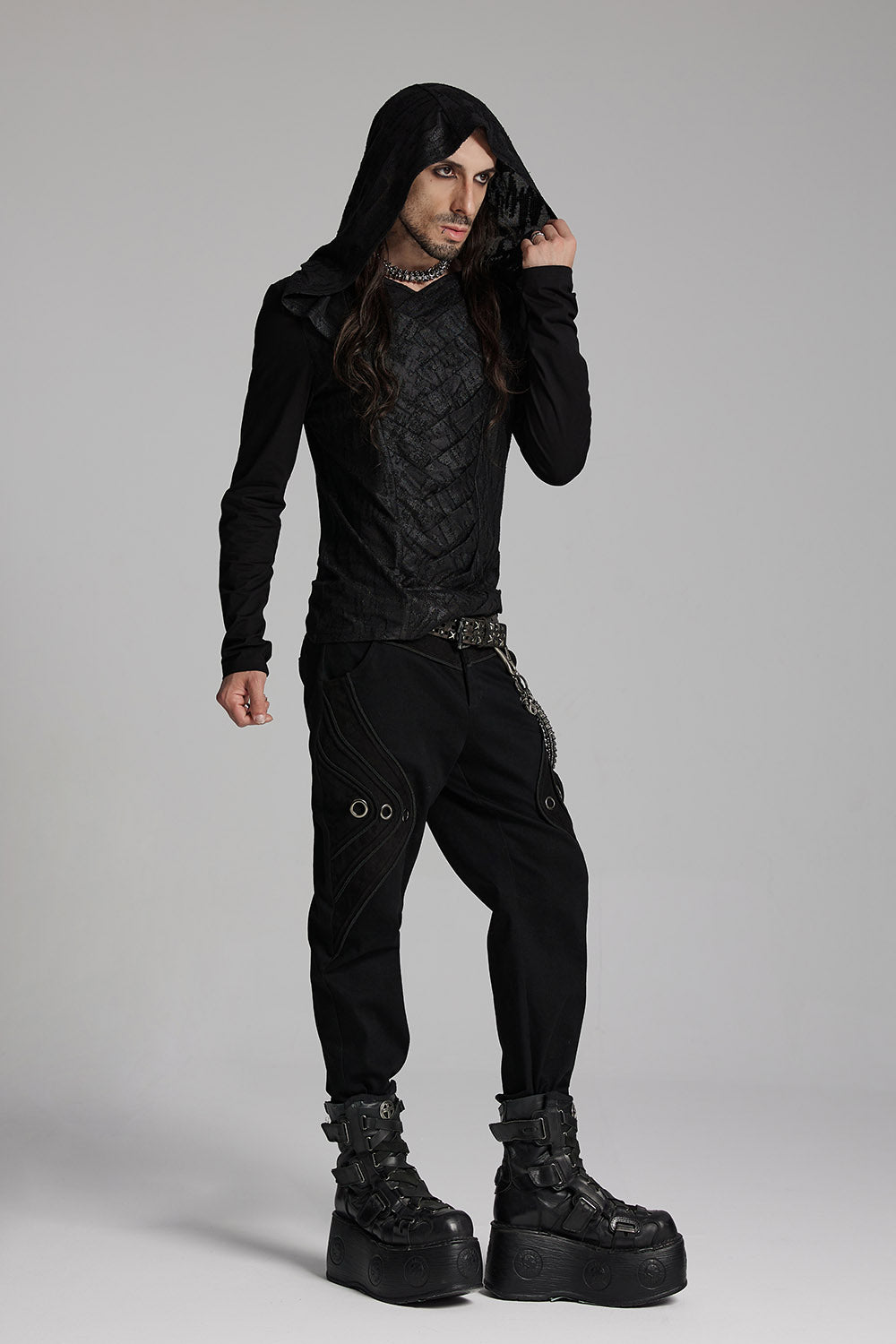 mens gothic rave clothing