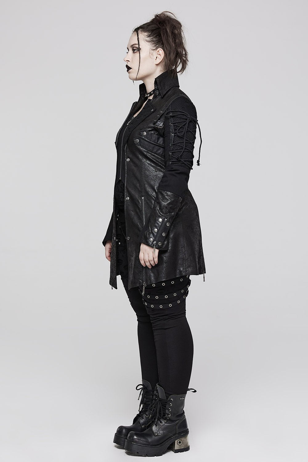 Cyberpunk Sabbath Coat [WOMENS] - womens outerwear - VampireFreaks - Punk Rave