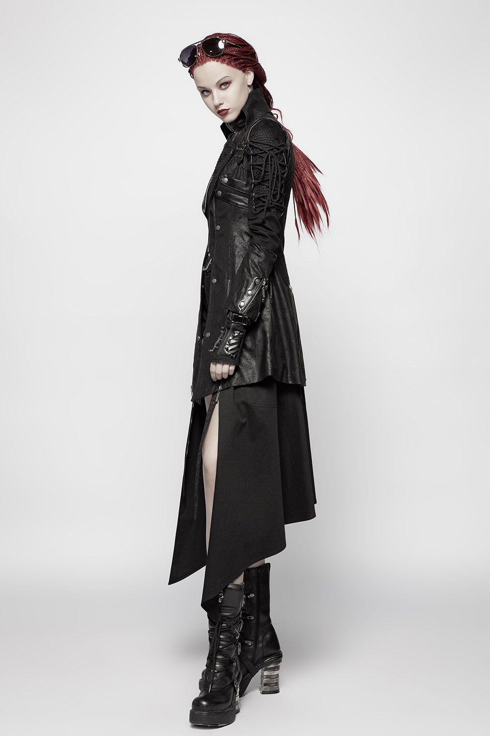 Cyberpunk Sabbath Coat [WOMENS] - womens outerwear - VampireFreaks - Punk Rave