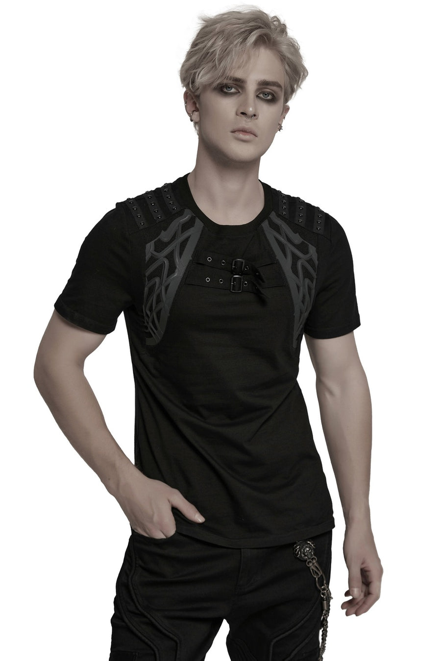 mens short sleeve techwear top