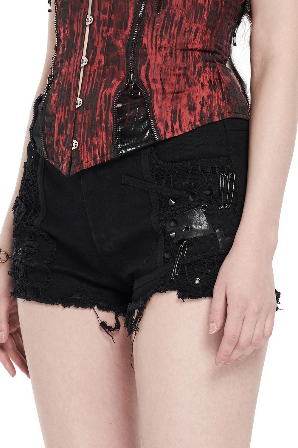 Daddy's Lil Munster Shorts - womens bottoms - VampireFreaks - Punk Rave