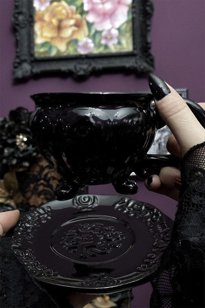 Daemon Teacup & Saucer - housewares - VampireFreaks - Killstar