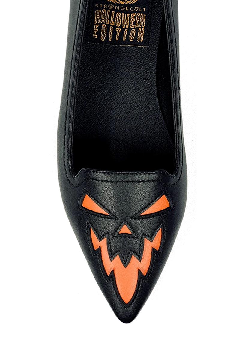 Dagger Jack Flats [Black/Orange]