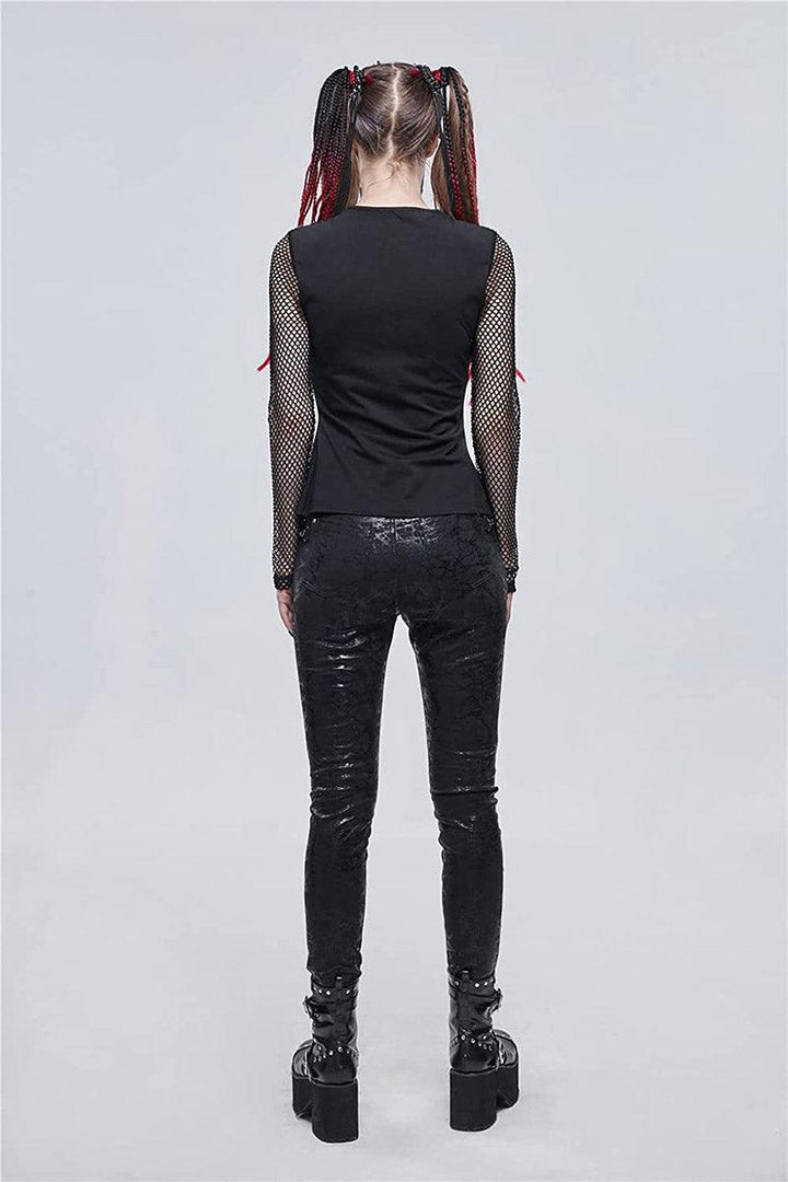 Daily Ritual Fishnet Top - womens tops - VampireFreaks - Devil Fashion