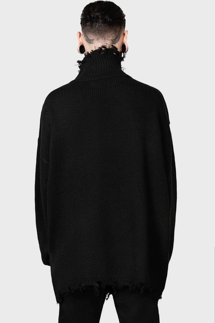 Daith Knit Sweater [UNISEX] - mens outerwear - VampireFreaks - Killstar