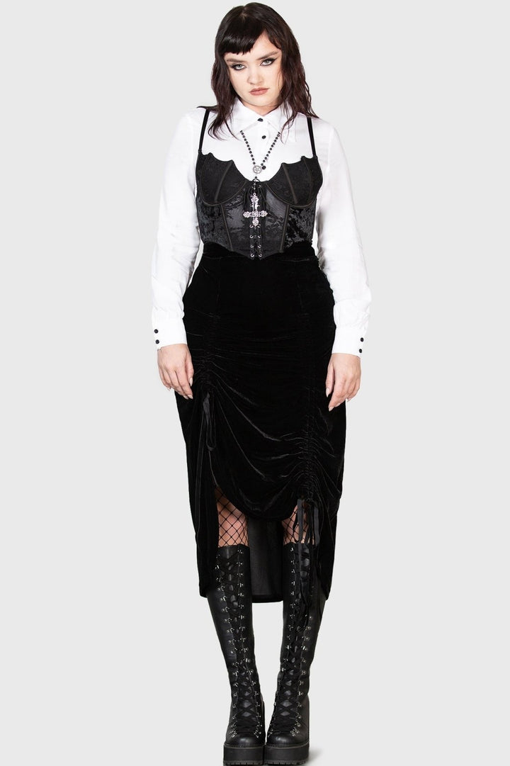 Daldina Midi Skirt - skirts - VampireFreaks - Killstar