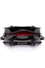 Damask Bat Handbag [BLACK] - bags & wallets - VampireFreaks - Rock Rebel