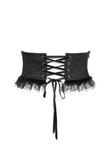 embroidered velvet gothic corset