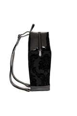 Damask Coffin Backpack [BLACK] - bags & wallets - VampireFreaks - Rock Rebel