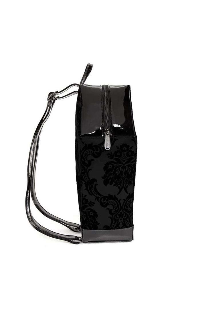 Damask Coffin Backpack [BLACK] - bags & wallets - VampireFreaks - Rock Rebel